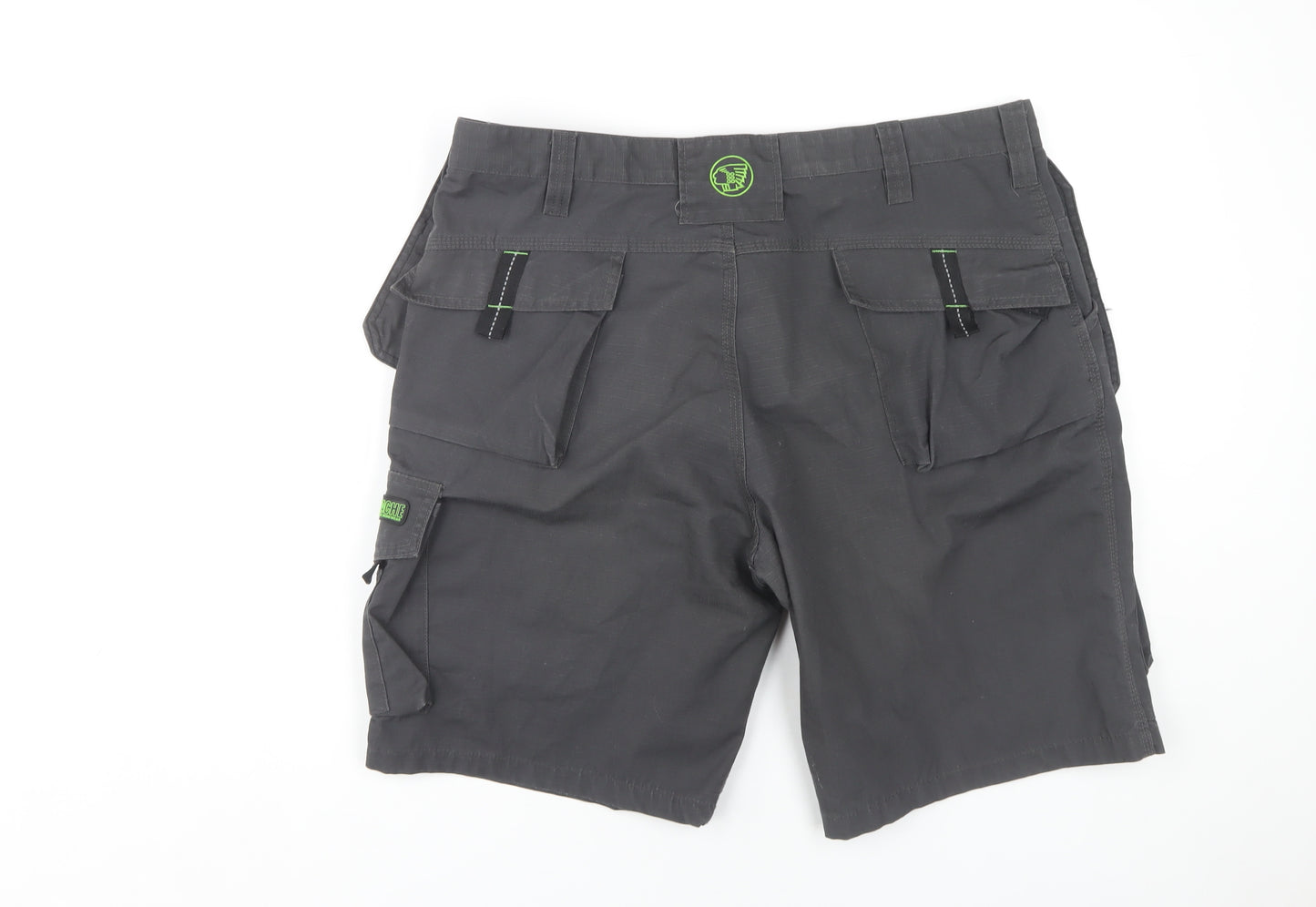 Apache Men's Grey Cargo Shorts Size 36 Workwear