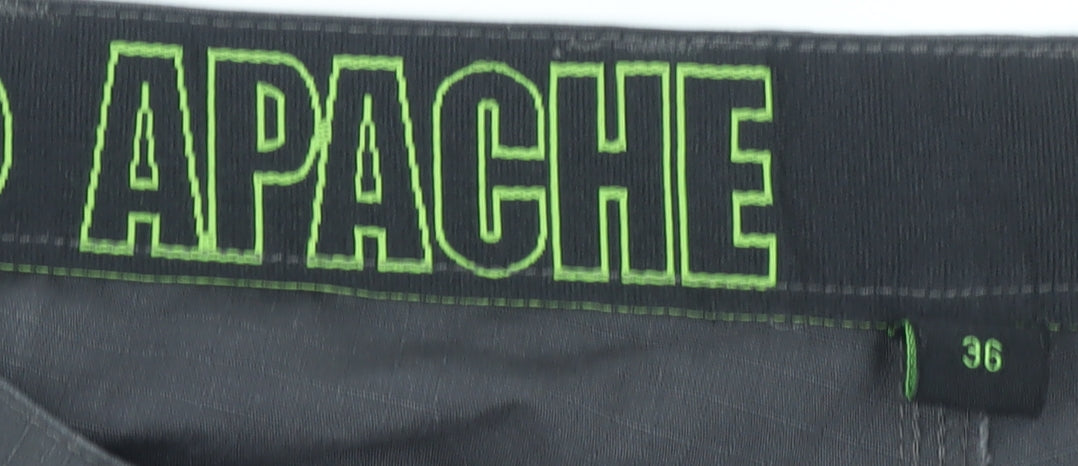 Apache Men's Grey Cargo Shorts Size 36 Workwear