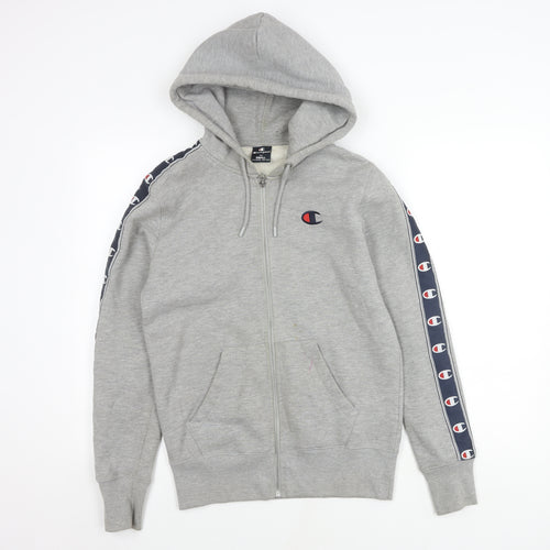 Champion Men's Grey Small Hoodie Jacket