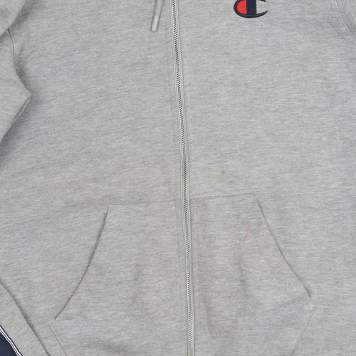 Champion Men's Grey Small Hoodie Jacket