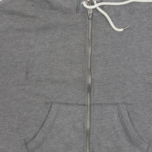 Hollister Women's Grey Cropped Jacket S