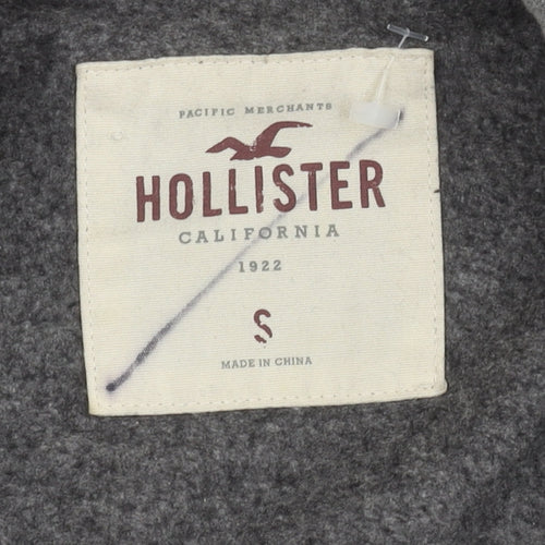 Hollister Women's Grey Cropped Jacket S