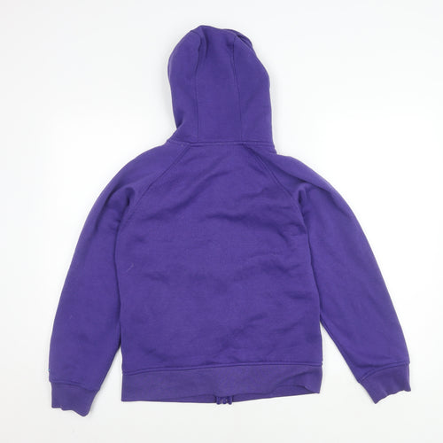 LA Gear Women's Purple Fleece Hooded Jacket Size 8