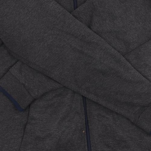 Racing Green Men's Grey Basic Jacket, L, Hooded Casual