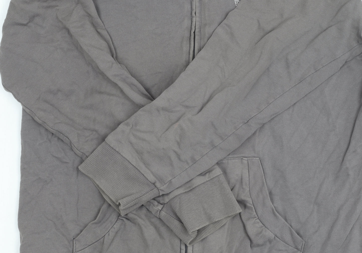 Debenhams Women's Grey Hooded Jacket Size 18