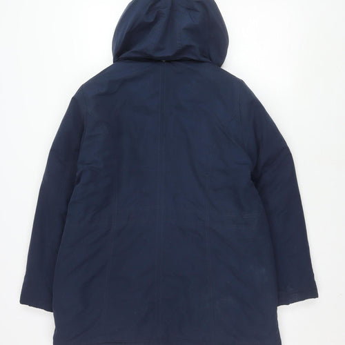 BHS Women's Blue Hooded Casual Jacket Size 14