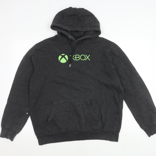 Primark Xbox Men's Grey Hoodie L with Logo