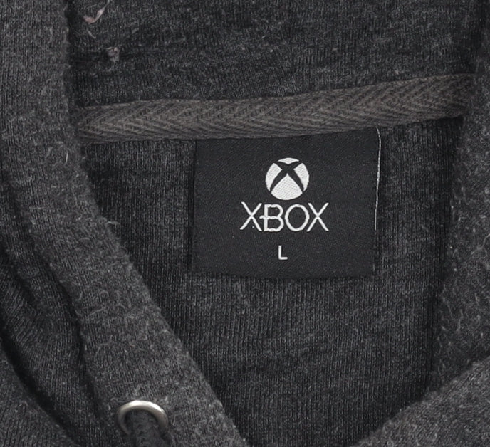 Primark Xbox Men's Grey Hoodie L with Logo
