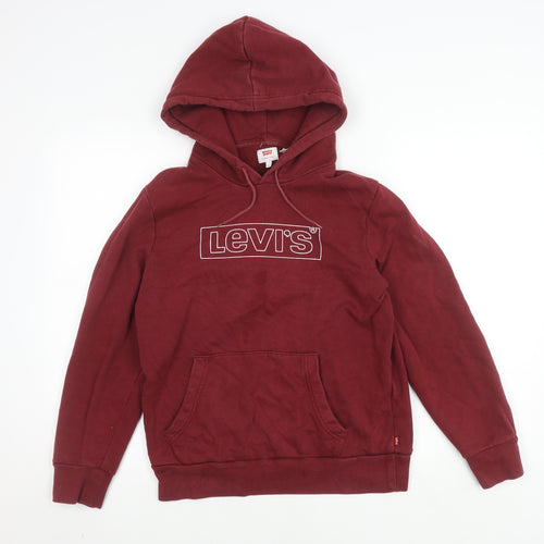 Levi's Men’s Red Pullover Hoodie - Size S