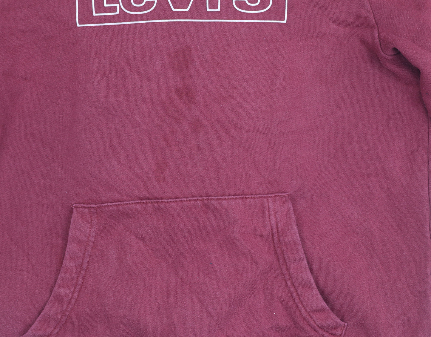 Levi's Men’s Red Pullover Hoodie - Size S