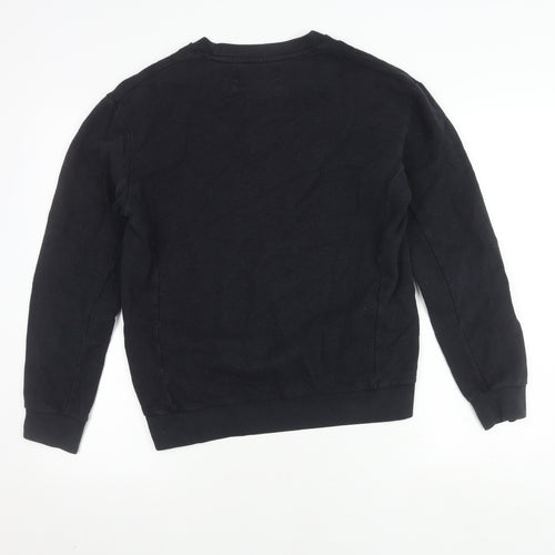 Zara Men's Black S Pullover Sweatshirt