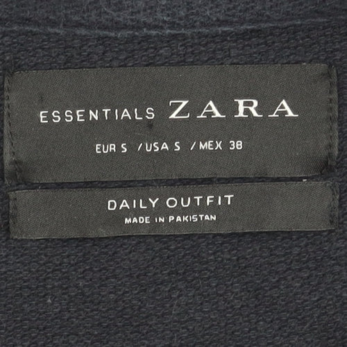 Zara Men's Black S Pullover Sweatshirt