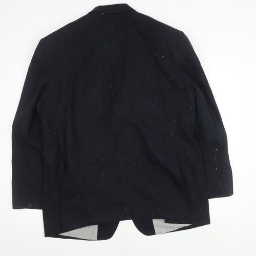 Marks and Spencer Men's Blue Linen Blazer 44S
