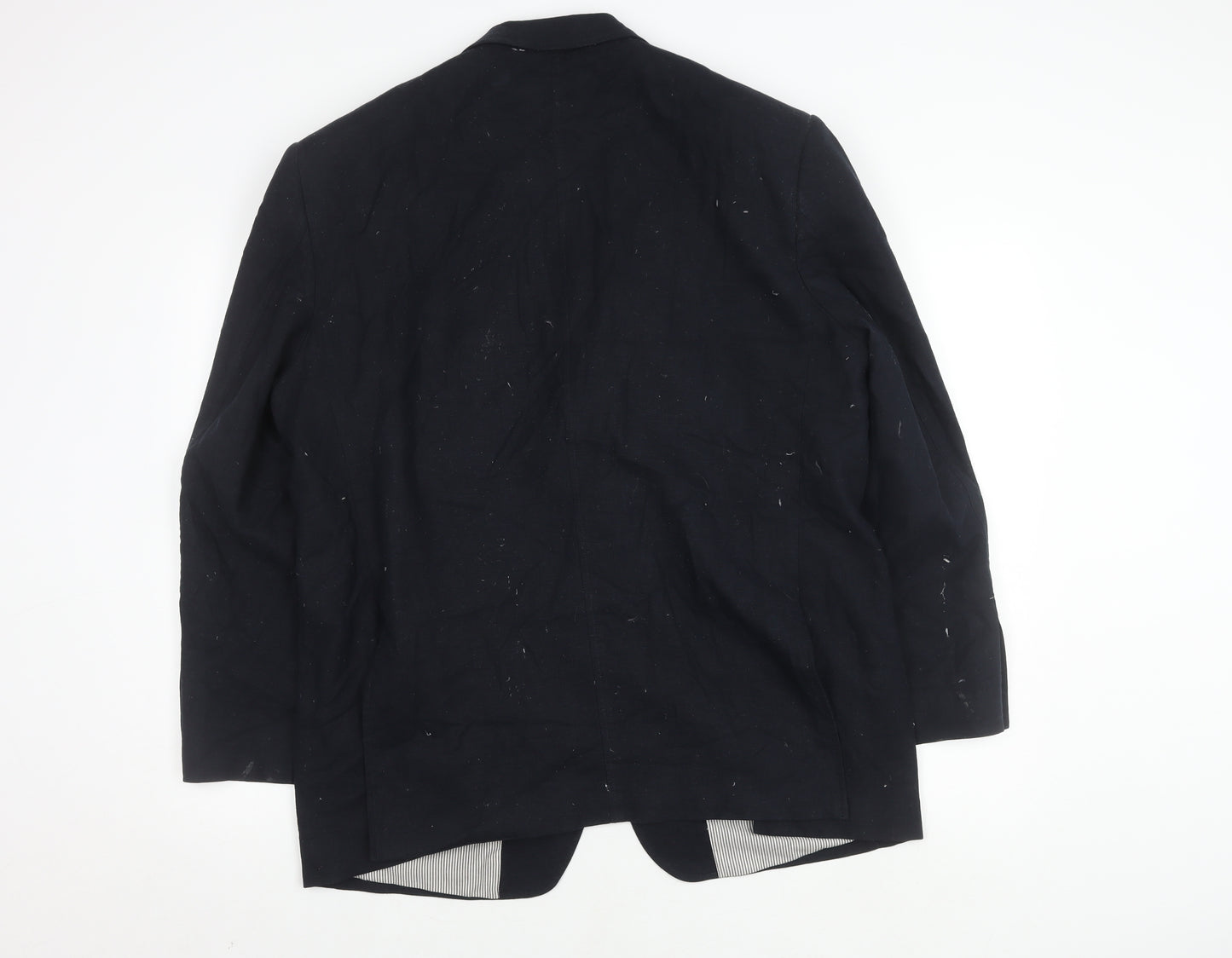 Marks and Spencer Men's Blue Linen Blazer 44S