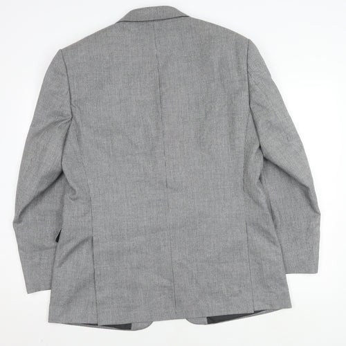 Marks and Spencer Grey Men's Blazer, Size 42R Classic Tweed