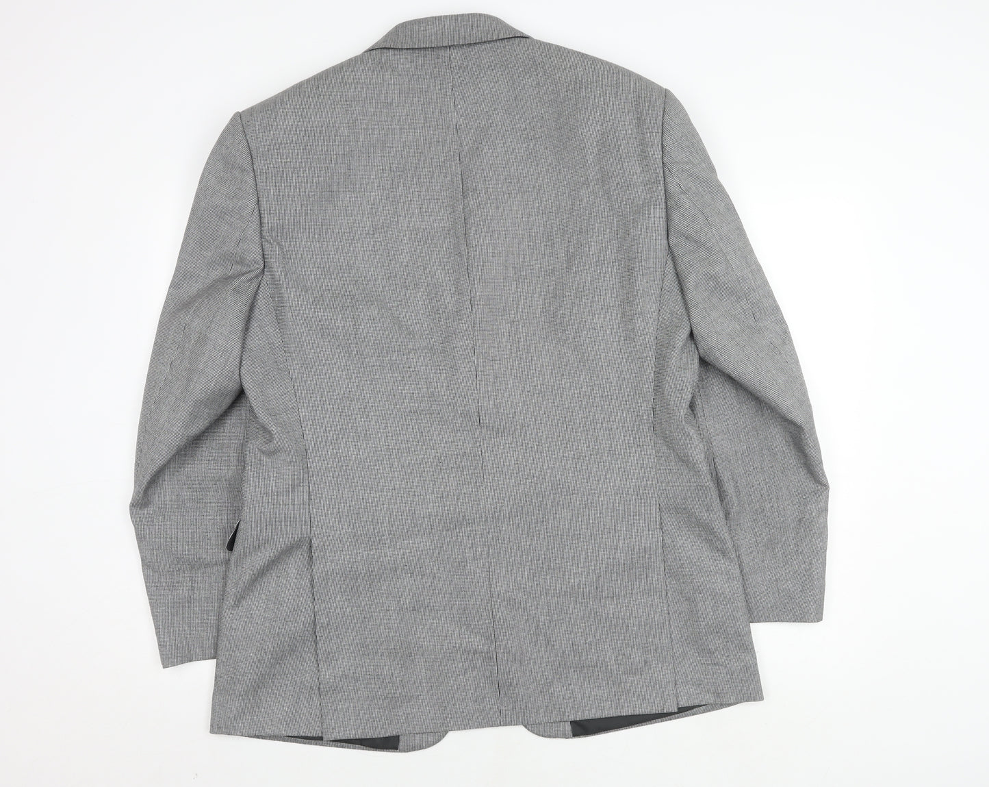 Marks and Spencer Grey Men's Blazer, Size 42R Classic Tweed