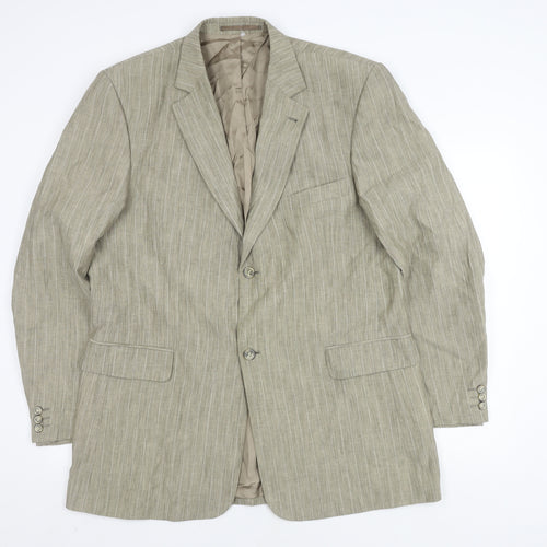 Lakeland Men's Beige 44L Blazer Jacket, Spring Classic