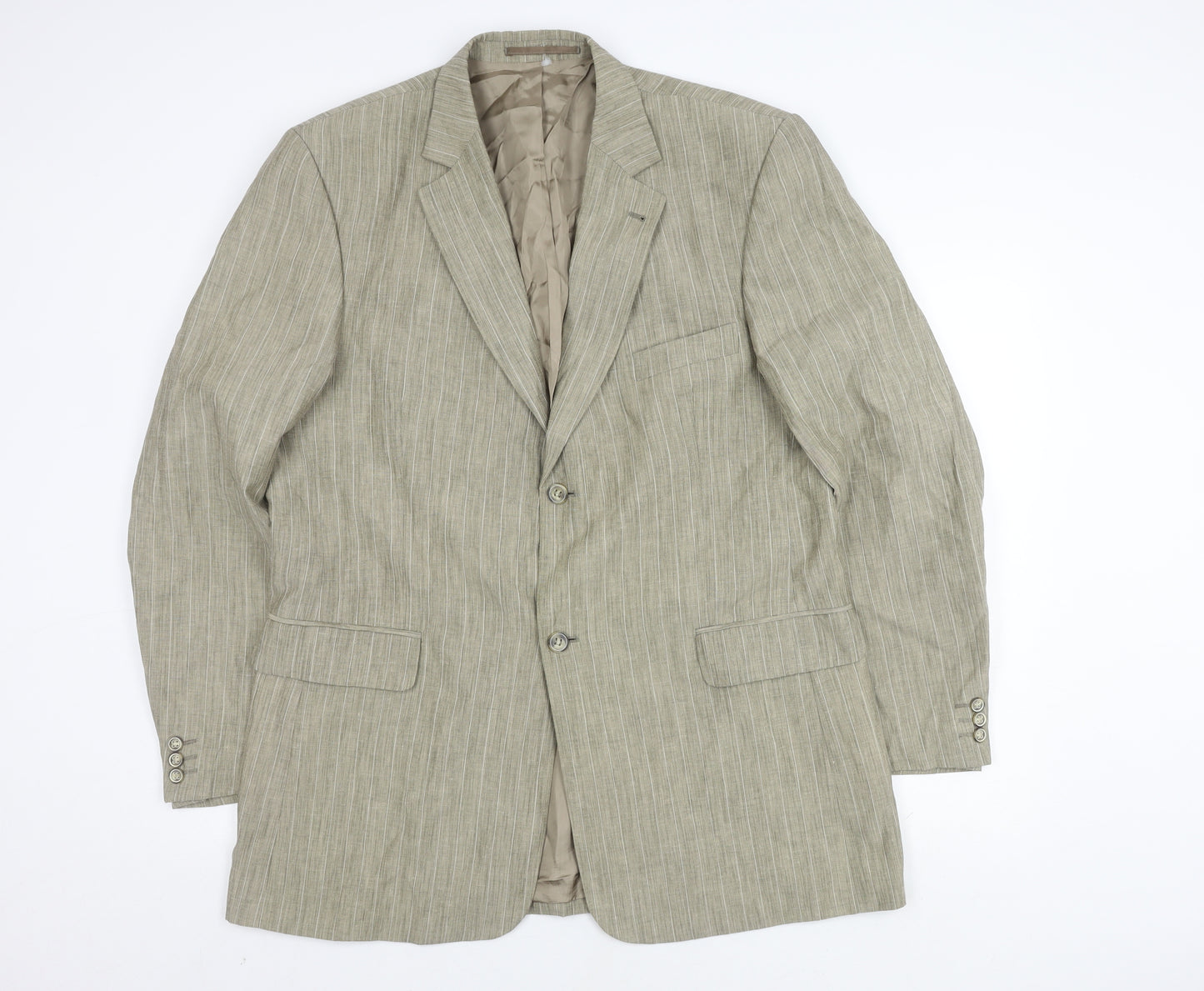Lakeland Men's Beige 44L Blazer Jacket, Spring Classic