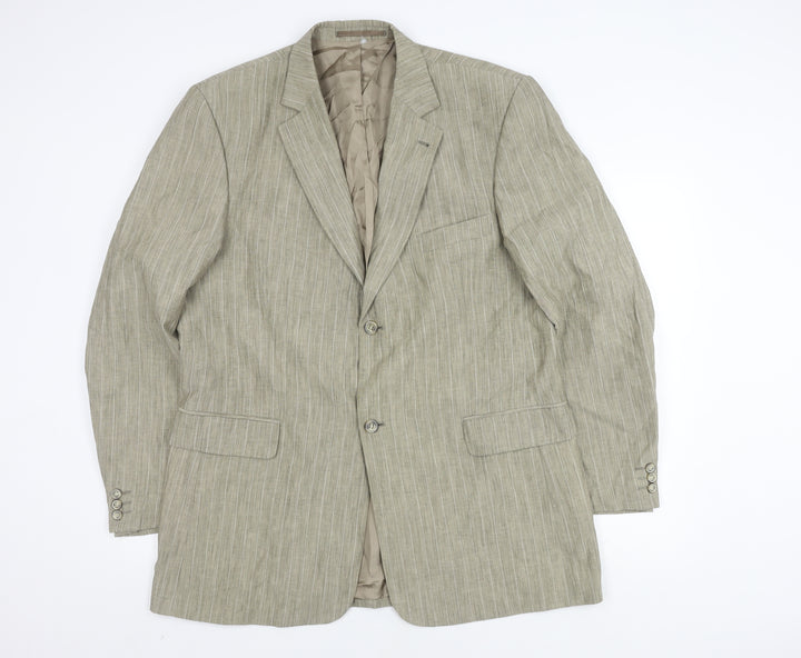 Lakeland Men's Beige 44L Blazer Jacket, Spring Classic