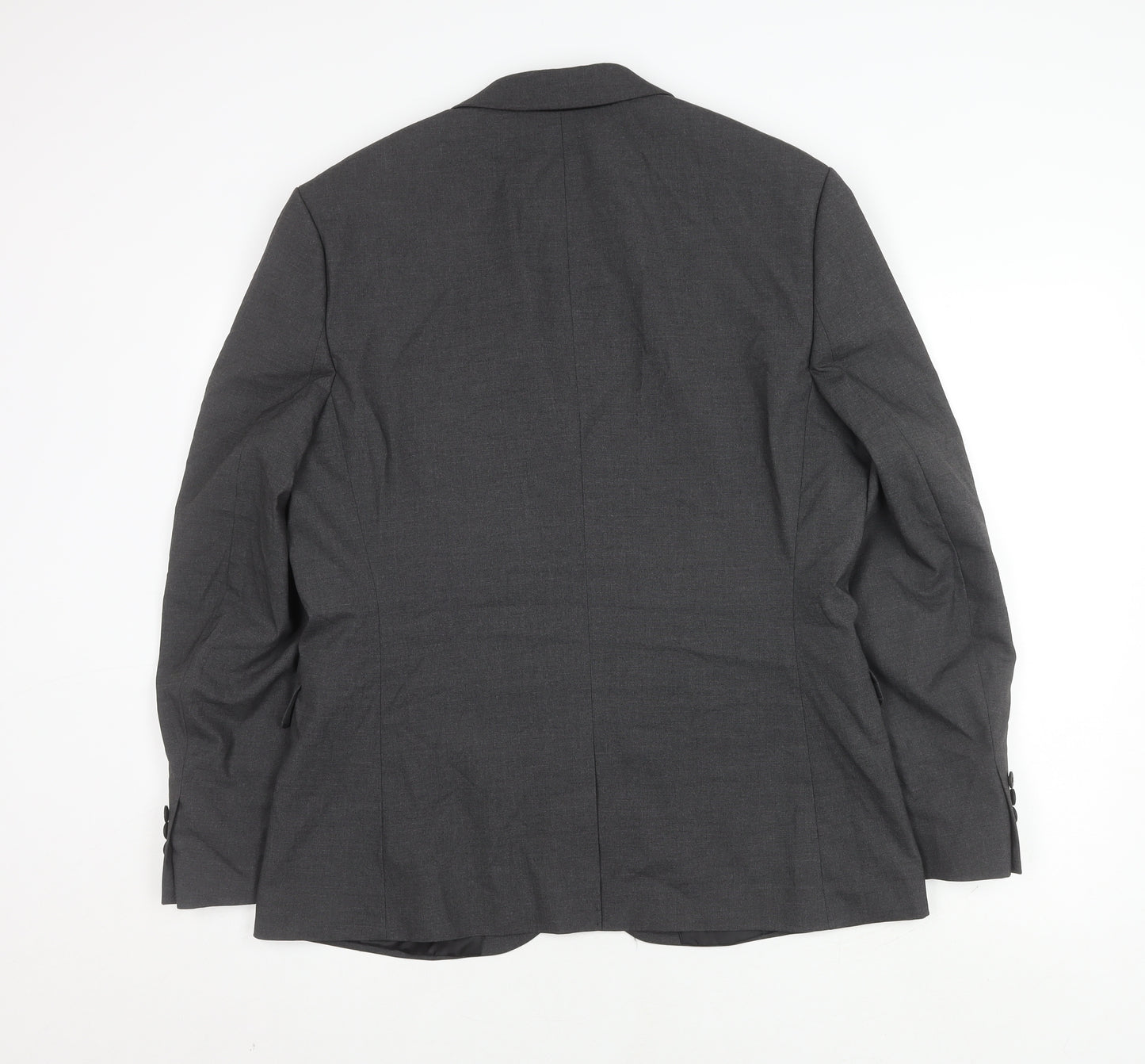 ASOS DESIGN Men's Grey Blazer, 44, Regular Fit, Business