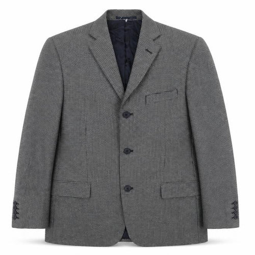 Debenhams Men's Grey Wool Blazer 40 Regular Herringbone