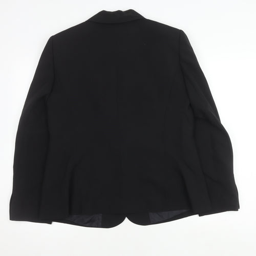 Dorothy Perkins Women’s Black Blazer, Size 16, Regular Fit