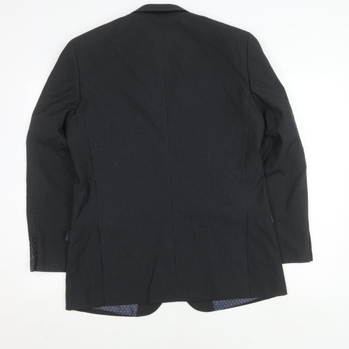 Skopes Men's Black Striped Blazer 40R Classic