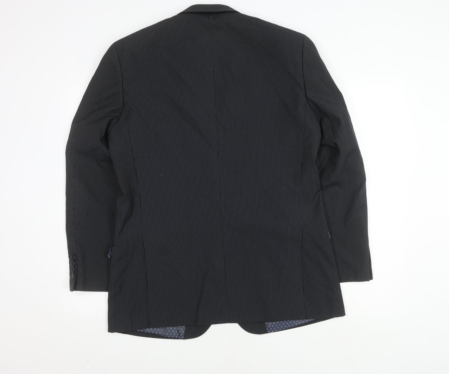 Skopes Men's Black Striped Blazer 40R Classic