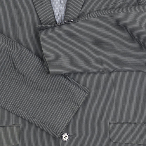 Skopes Men's Black Striped Blazer 40R Classic