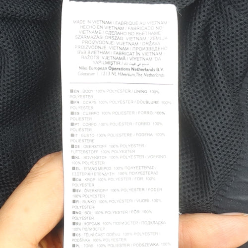 Nike Men's Black Windbreaker Jacket M