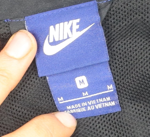 Nike Men's Black Windbreaker Jacket M