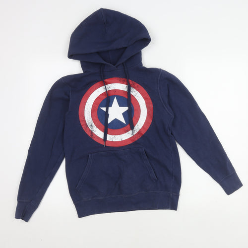 Marvel Men's XS Blue Pullover Hoodie