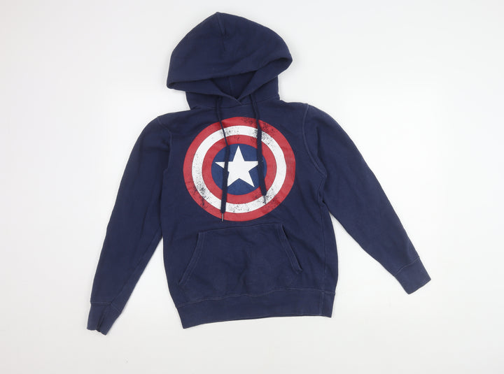 Marvel Men's XS Blue Pullover Hoodie