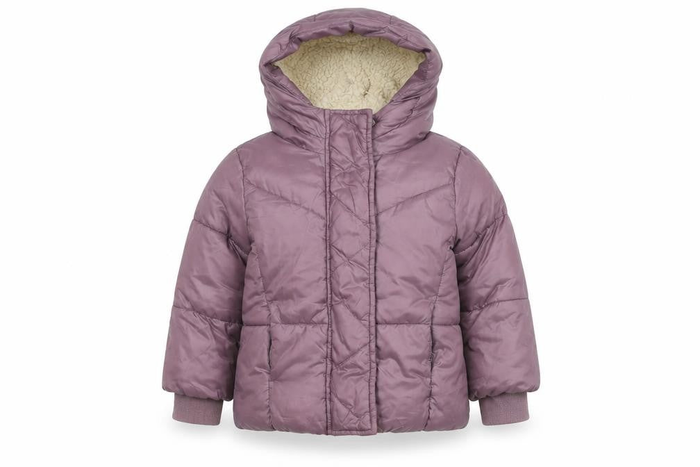 Gap Girls Purple Puffer Jacket 4 Years Winter Hooded