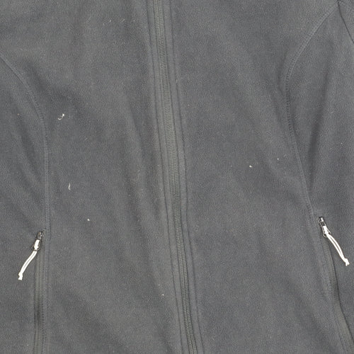 Quechua Black Fleece Jacket XL Unisex Outdoor Full Zip