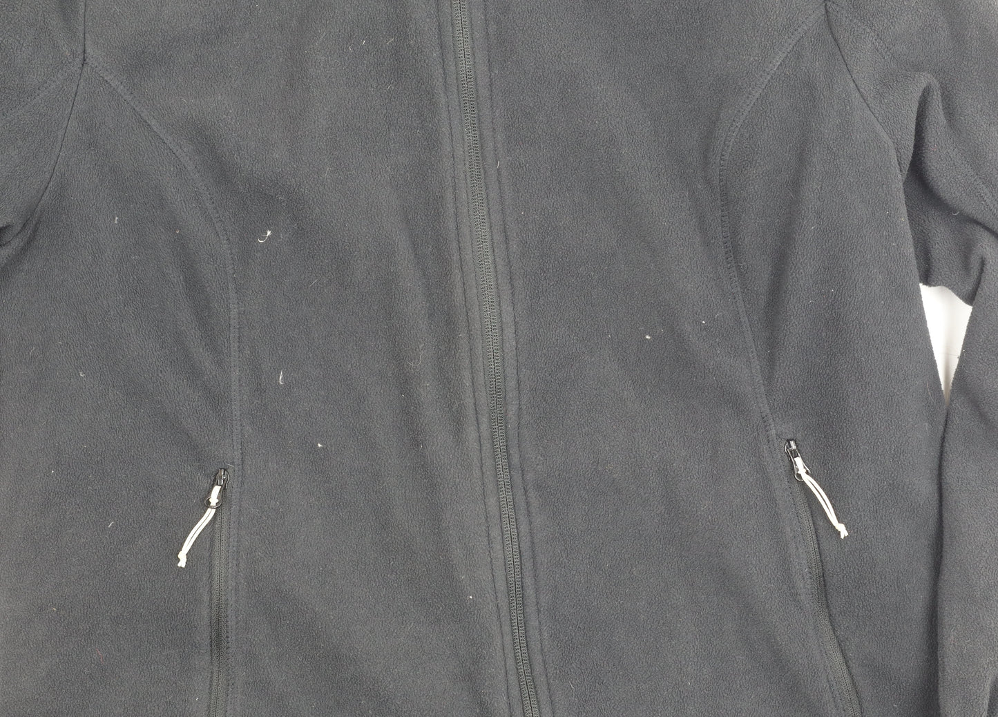 Quechua Black Fleece Jacket XL Unisex Outdoor Full Zip