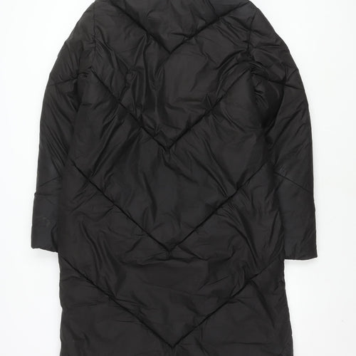 Regatta Women's Black Puffer Coat, UK 12, Hooded Long Winter Jacket