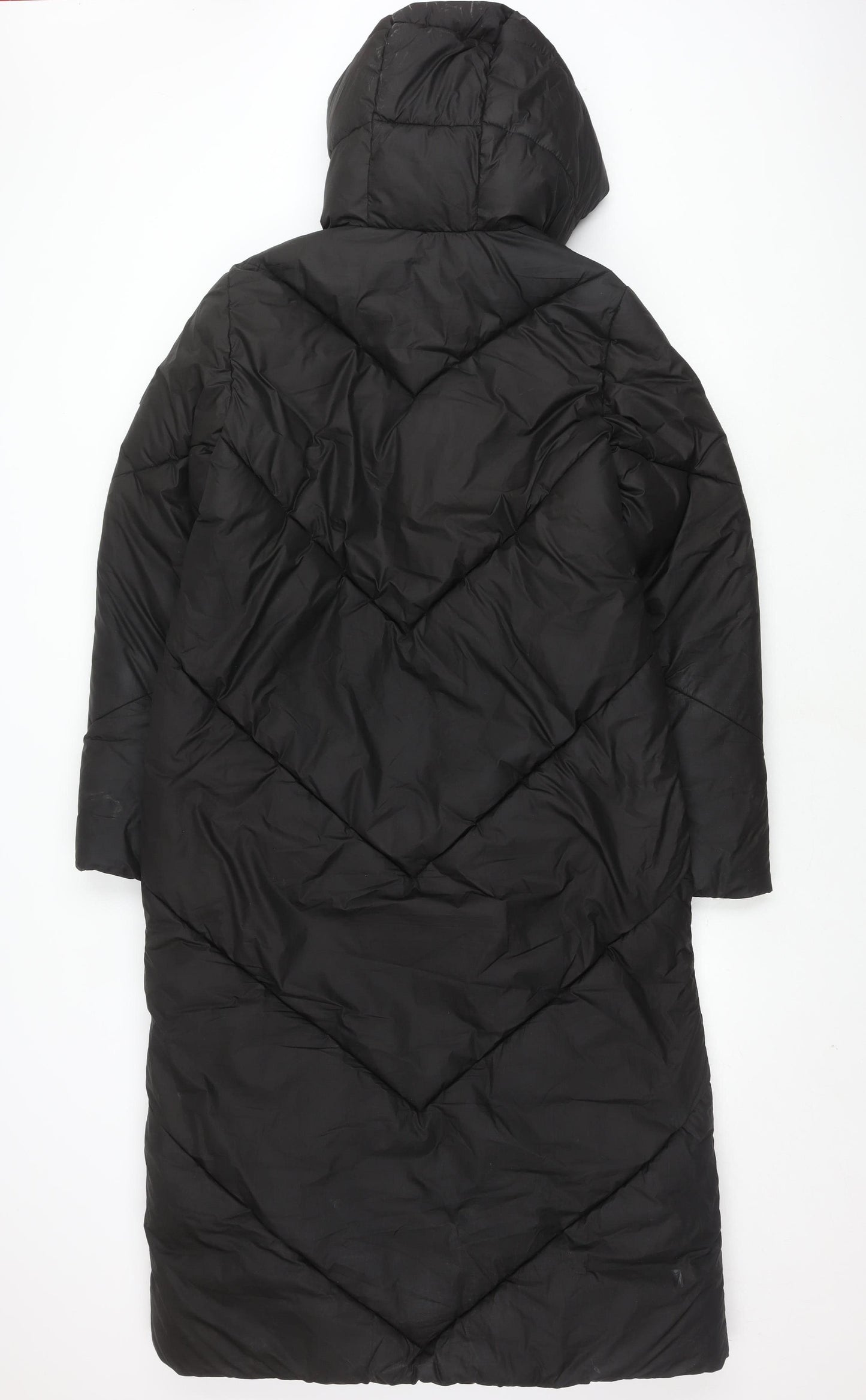 Regatta Women's Black Puffer Coat, UK 12, Hooded Long Winter Jacket