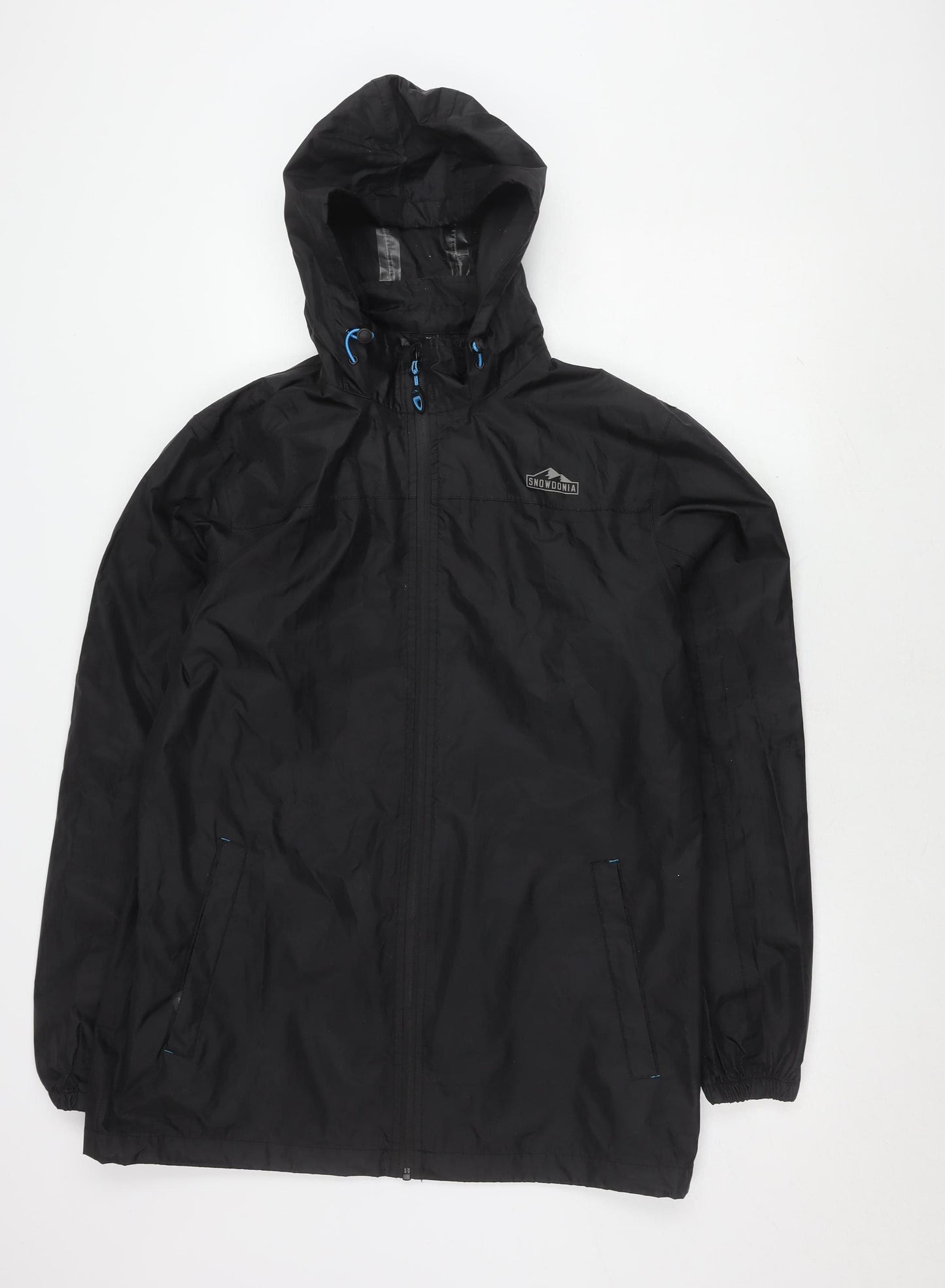 Snowdonia Men's Black Windbreaker Jacket M