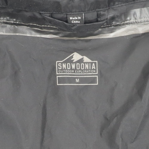 Snowdonia Men's Black Windbreaker Jacket M