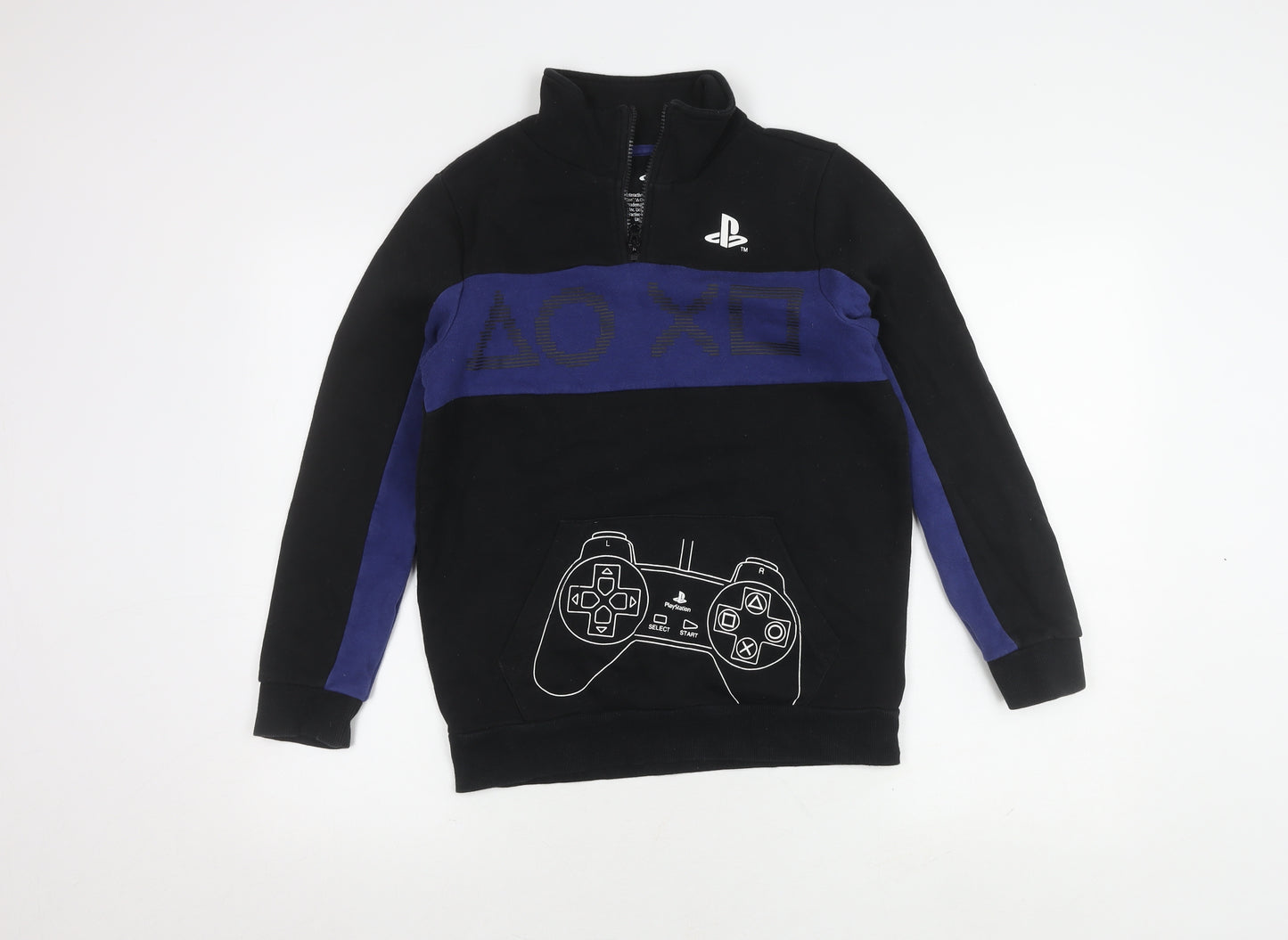 Sony PlayStation Boys Black Hoodie Size 12-13 Years