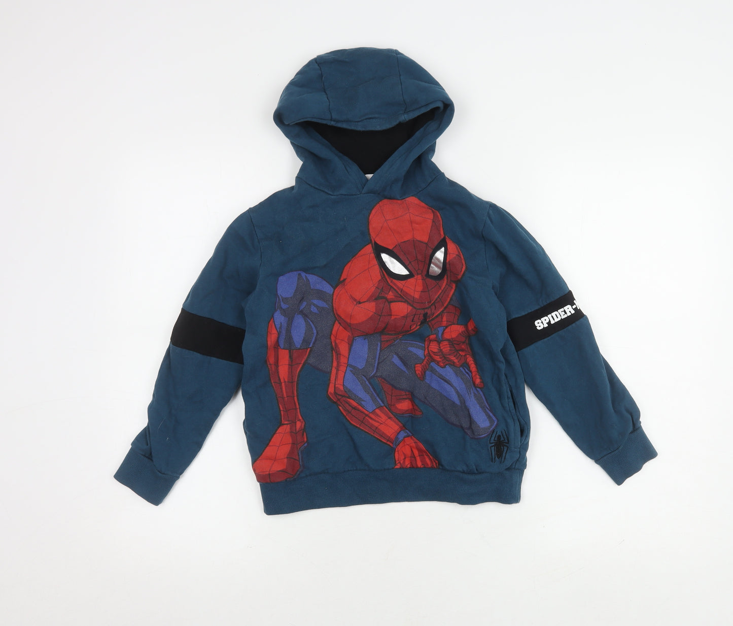 Marvel Spider-Man Boys Blue Hoodie Age 9 Years