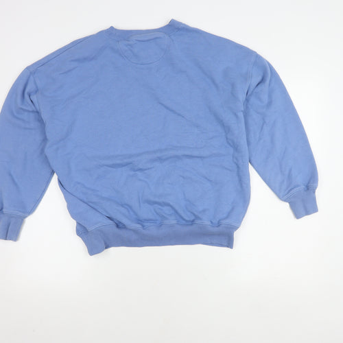 American Eagle Women's Blue Pullover Sweatshirt, S