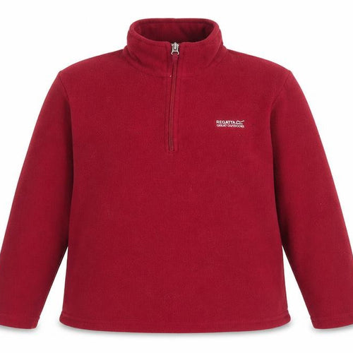 Regatta Women's Red Pullover Fleece Zip Sweatshirt Size 16