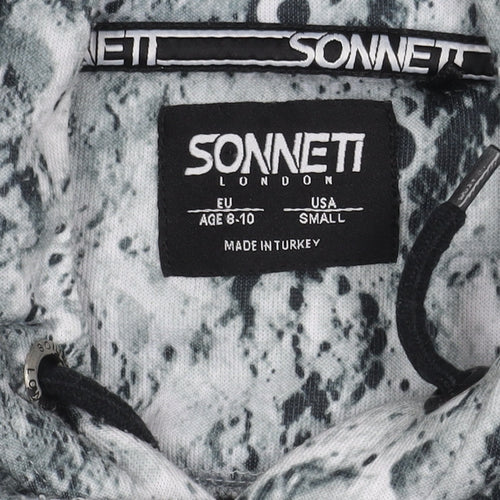 Sonneti Boys Grey Graphic Print Hoodie 8-10 Years
