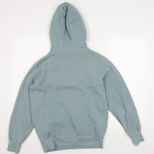 Ellesse Men's Blue 1/4 Zip Hoodie S with Logo Accents