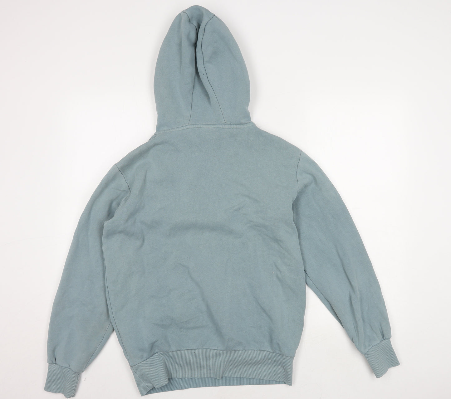 Ellesse Men's Blue 1/4 Zip Hoodie S with Logo Accents