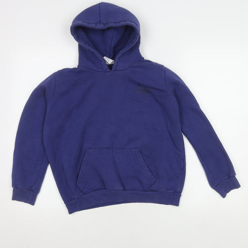 Hype Boys Blue Pullover Hoodie 13 Years Logo Fleece