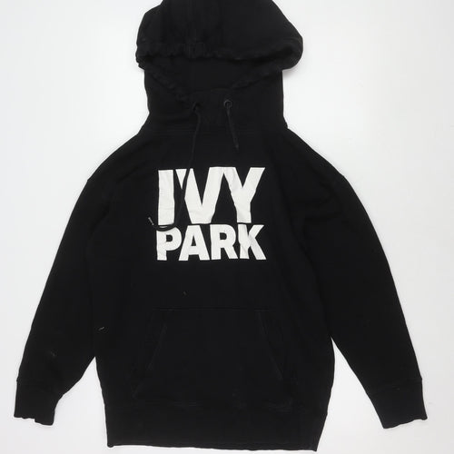 Ivy Park Black Hoodie S Unisex Logo Graphic Print