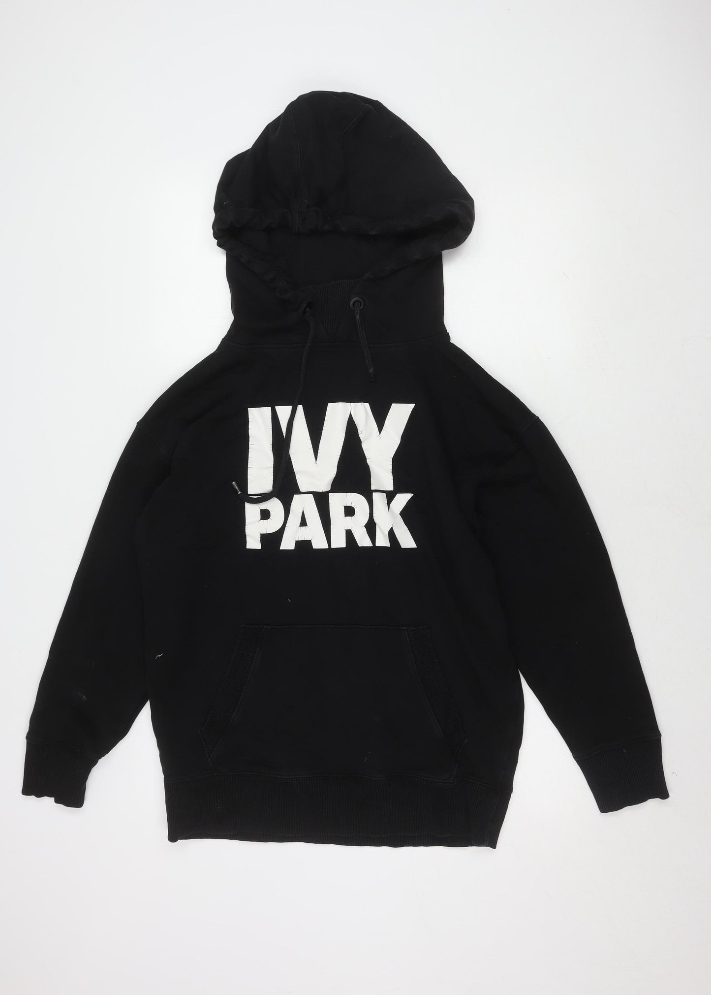 Ivy Park Black Hoodie S Unisex Logo Graphic Print